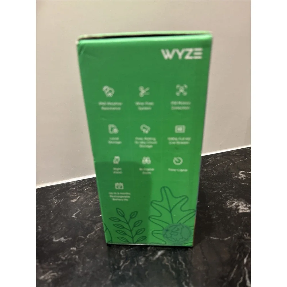 Wyze Cam Outdoor Starter Bundle Wire-Free W/32GB Memory NEW Sealed WVOD1B1MSD32